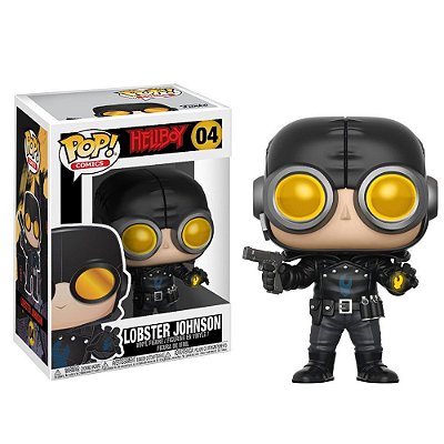 Funko Pop Hellboy Lobster Johnson #04 Pop! TV Vinyl 9,5 cm Colecionável