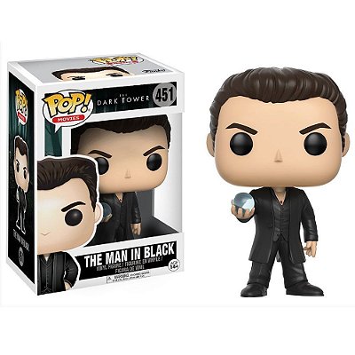 Funko Pop Dark Tower The Main Black #451 Pop! TV Vinyl 9,5 cm Colecionável