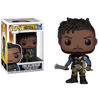 Funko Pop Black Phanter Erik Killmonger #278 Pop! TV Vinyl 9,5 cm Colecionável