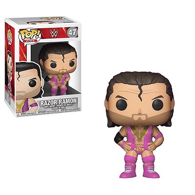 Funko Pop WWE Razor Ramon #47 Pop! WWE Vinyl 9,5 cm Colecionável