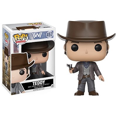 Funko Pop Westworld Teddy #457 Pop! TV Vinyl 9,5 cm Colecionável