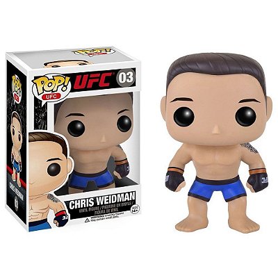 Funko Pop Ufc Chris Weidaman #03 Pop! TV Vinyl 9,5 cm Colecionável