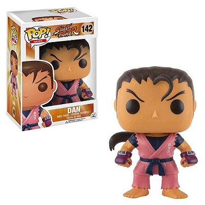 Funko Pop Street Fighter Dan #142 Pop! TV Vinyl 9,5 cm Colecionável