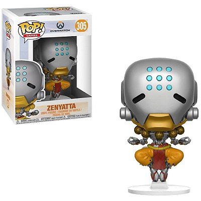 Funko Pop Overwatch Zenyatta #305 Pop! Games Vinyl 9,5 cm Colecionável