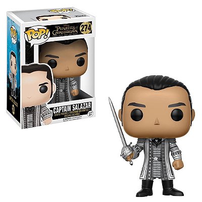 Funko Pop Piratas Of The Caribbean Captain Salazar #274 Pop! TV Vinyl 9,5 cm Colecionável
