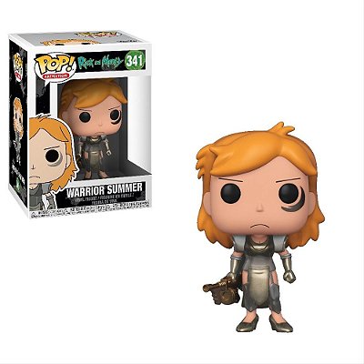 Funko Pop Rick and Morty Warrior Summer #341 Pop! Animation Vinyl 9,5 cm Colecionável