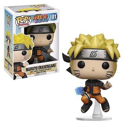 Funko Pop Naruto Shippuden Naruto Rasengan #181 Pop! Animation Vinyl 9,5 cm Colecionável