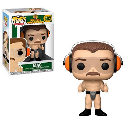 Funko Pop Super Troopers Mac #582 Pop! TV Vinyl 9,5 cm Colecionável