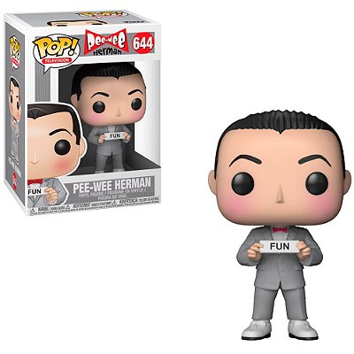 Funko Pop Pee-Wee Playhouse Pee-wee Herman #644 Pop! TV Vinyl 9,5 cm Colecionável