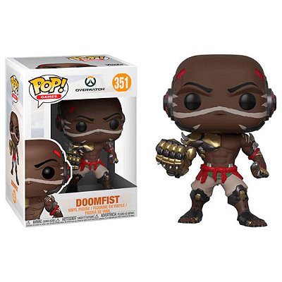 Funko Pop Overwatch Doomfist #351 Pop! Games Vinyl 9,5 cm Colecionável
