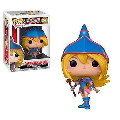 Funko Pop Yu-Gi-Oh Blue Dark Magician Girl #390 Pop! TV Vinyl 9,5 cm Colecionável