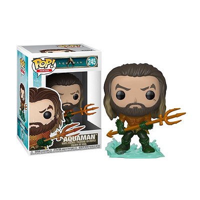 Funko Pop Aquaman Aquaman #245 Pop! TV Vinyl 9,5 cm Colecionável