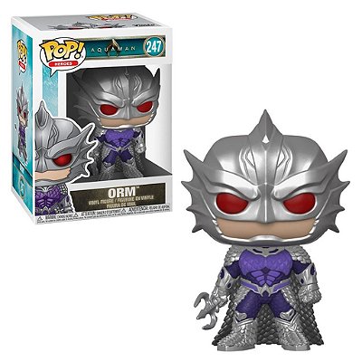Funko Pop Aquaman Orm #247 Pop! TV Vinyl 9,5 cm Colecionável