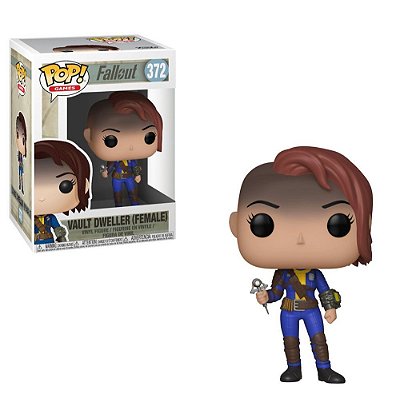 Funko Pop Fallout Dweller Female #372 Pop! Games Vinyl 9,5 cm Colecionável