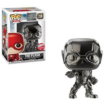Funko Pop Justice League The Flash Black #208 Pop! TV Vinyl 9,5 cm Colecionável