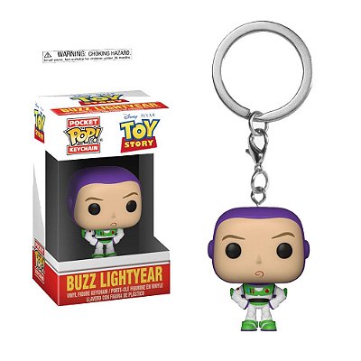 Funko Pop Keychain Toy Story Buzz Lightyear #37019 Pop! TV Vinyl 9,5 cm Colecionável