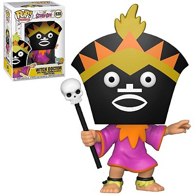 Funko Pop Scooby-Doo Witch Doctor #630 Pop! TV Vinyl 9,5 cm Colecionável