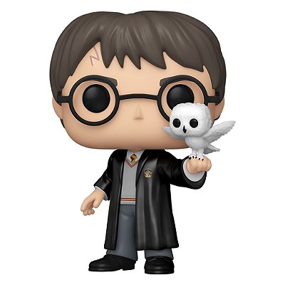 Funko Pop Harry Potter 20Th Harry Potter W/Hedwing Ex #197 Vinil 9,5 Cm Oficial Funko Vinil 9,5 c...