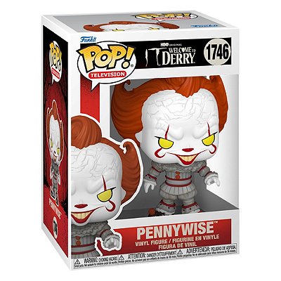 Funko Pop It Welcome To Derry Pennywise #1746 Vinil 9,5 Cm Oficial Funko Vinil 9,5 cm Oficial Funko
