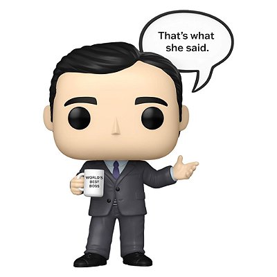 Funko Pop The Office S11 Michael Scott #1773 Vinil 9,5 Cm Oficial Funko Vinil 9,5 cm Oficial Funko