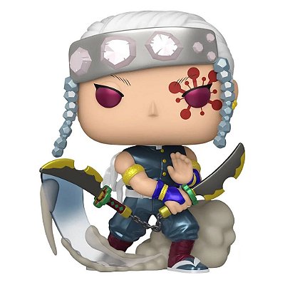 Funko Pop Chase Demon Slayer Tengen Uzui #1533 Variante Rara 1 Em 6 Vinil 9,5Cm Vinil 9,5 cm Ofic...