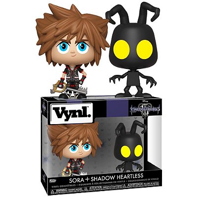 Funko Vynl Kingdom Hearts 3 Sora + Shadow Heartless 2 Pack 2-Pack Edição Vinyl Oficial Funko Driv...
