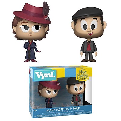 Funko Vynl Disney Mary Poppins + Jack 2Pack 2-Pack Edição Vinyl Oficial Funko 2-Pack Edição Vinyl...