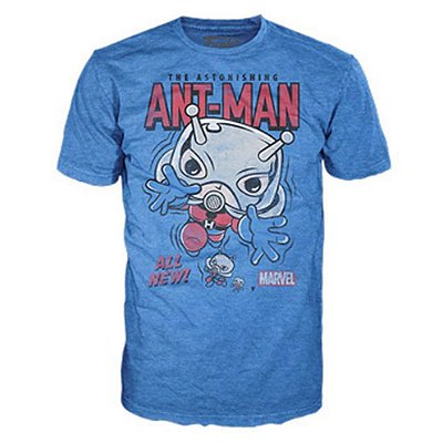 Camiseta Funko Tees Marvel Ant-Man Xl Tamanho XL Algodão Oficial Funko