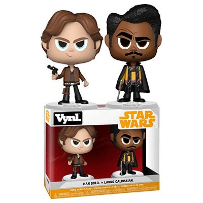Funko Vynl Star Wars Solo Han + Lando 2Pack 2-Pack Edição Vinyl Oficial Funko 2-Pack Edição Vinyl...