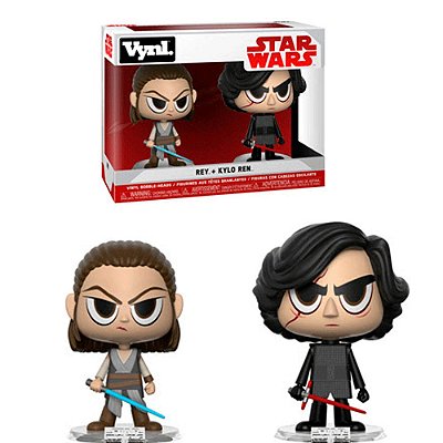Funko Vynl Star Wars Rey + Kylo 2Pack 2-Pack Edição Vinyl Oficial Funko 2-Pack Edição Vinyl Ofici...