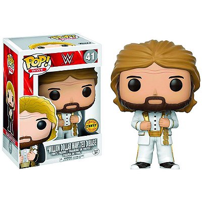 Funko Pop Chase Wwe Million Dollar Man Ted #41 Variante Rara 1 em 6 Vinil 9,5cm