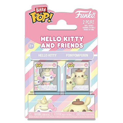 Funko Bitty Pop 2Pack Hello Kitty & Pompompurin 2,5Cm Miniatura Oficial Funko 2,5cm Miniatura Ofi...