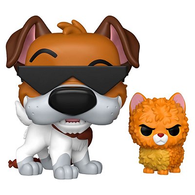 Funko Pop Chase Disney Oliver Company Dodger W/Oliver #1705 Variante Rara 1 Em 6 Vinil 9,5Cm Vini...