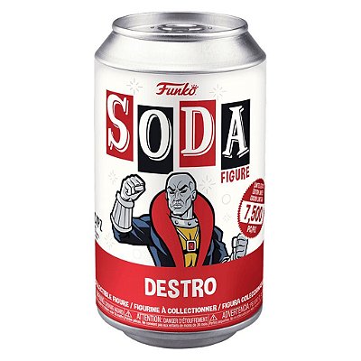 Funko Soda Funko Vinyl Soda Gi Joe Destro Standard #66005 Vinil 9,5 Cm Oficial Funko Vinil 10,2 c...