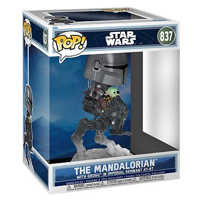 Funko Pop Star Wars M&G Rides Deluxe The Mandalorian #837 Vinil 9,5 Cm Oficial Funko Vinil 9,5 cm...