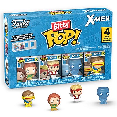 Funko Bitty Pop Marvel X-Men Jean Grey 4Pack 2,5Cm Miniatura Oficial Funko 2,5cm Miniatura Oficia...