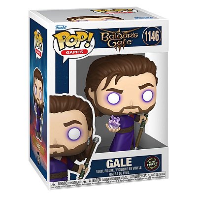 Funko Pop Chase Baldurs Gate S2 Gale #1146 Variante Rara 1 em 6 Vinil 9,5cm
