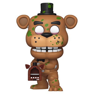 Funko Pop Chase Five Nigths Fusion Freddy Fazbear #1096 Variante Rara 1 Em 6 Vinil 9,5Cm Vinil 9,...