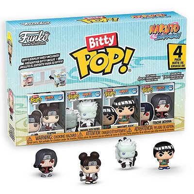 Funko Bitty Pop Naruto Shippuden Tenten 4Pack 2,5Cm Miniatura Oficial Funko 2,5cm Miniatura Ofici...