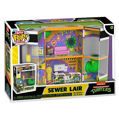 Funko Bitty Pop Boxes Turtles Sewer Lair 2,5Cm Miniatura Oficial Funko 2,5cm Miniatura Oficial Funko