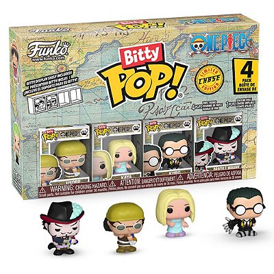 Funko Bitty Pop One Piece Usopp 4Pack 2,5Cm Miniatura Oficial Funko 2,5cm Miniatura Oficial Funko