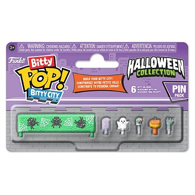 Funko Bitty Pop City Expansion Halloween Acessory 2,5Cm Miniatura Oficial Funko 2,5cm Miniatura O...