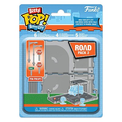 Funko Bitty Pop City Construction Road Kit 2,5Cm Miniatura Oficial Funko 2,5cm Miniatura Oficial ...