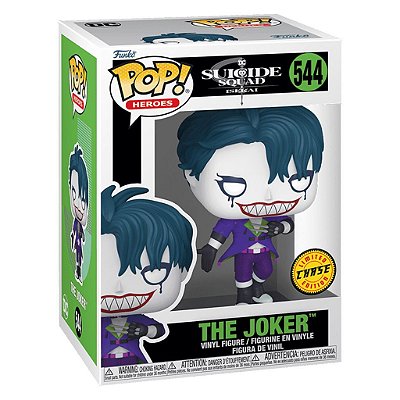 Funko Pop Chase Heroes Suicide Isekai The Joker #544 Variante Rara 1 Em 6 Vinil 9,5Cm Vinil 9,5 c...