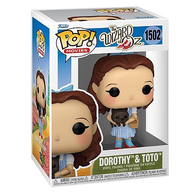 Funko Pop The Wizard Dorothy & Toto #1502 Vinil 9,5 Cm Oficial Funko Vinil 9,5 cm Oficial Funko