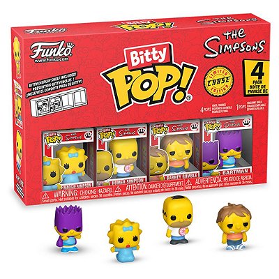 Funko Bitty Pop The Simpsons Maggie 4Pack 2,5Cm Miniatura Oficial Funko 2,5cm Miniatura Oficial F...