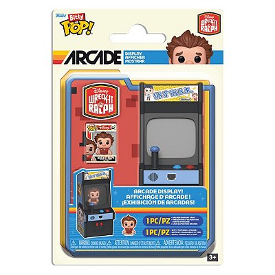 Funko Bitty Pop Wreck It Ralph Arcade Ralph 2,5Cm Miniatura Oficial Funko 2,5cm Miniatura Oficial...