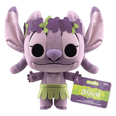 Pelúcia Funko Plush Disney Lilo & Stitch Lual Angel Ex 18cm Oficial Funko