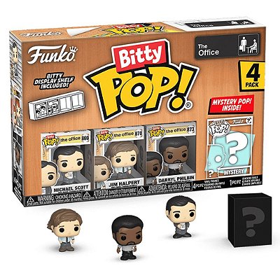 Funko Bitty Pop The Office Michael Scott 4Pack 2,5cm Miniatura Oficial Funko
