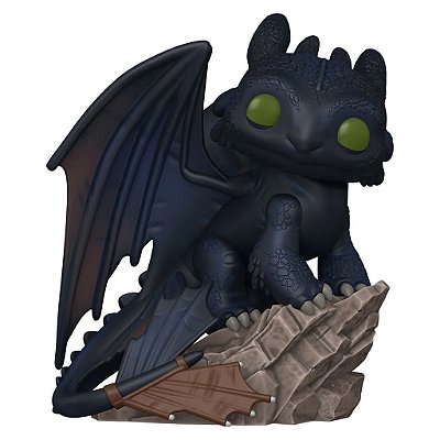Funko Pop Deluxe How To Train Your Dragon Deluxe Toothless #1792 Vinil 13 cm Oficial Funko